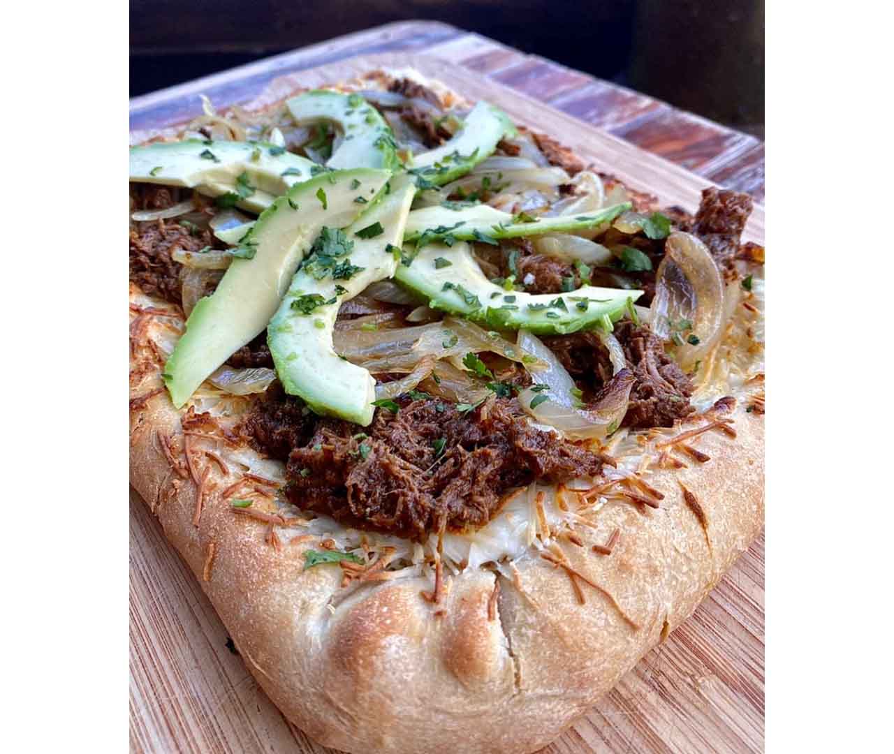 Pizza barbacoa mexicana